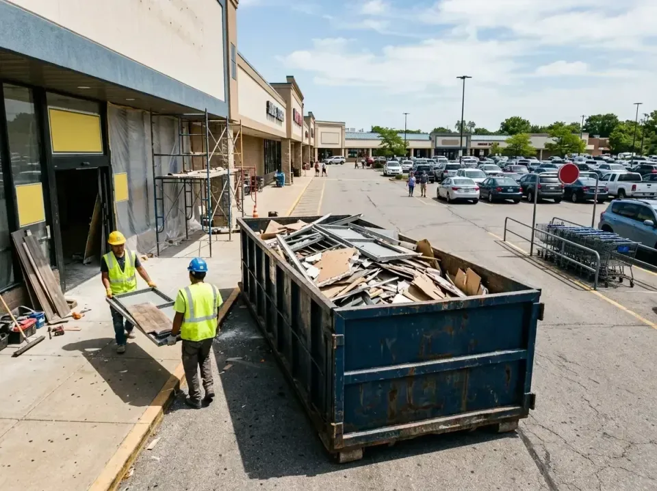 retail-store-renovation-debris-003 — frequently asked questions, Roll-off Dumpster Rentals in Harwood Heights, IL